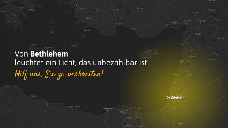 Von Bethlehem leuchtet ein Licht, das unbezahlbar ist