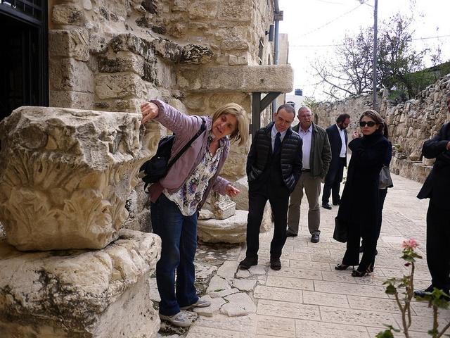 The Italian Consulate in Jerusalem visit Sabastiya