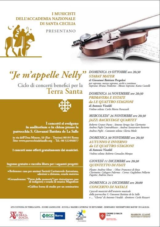 The musicians of the Accademia di Santa Cecilia play for the Holy Land: Ruggiero, a violinist for the Accademia, recounts how the idea was born