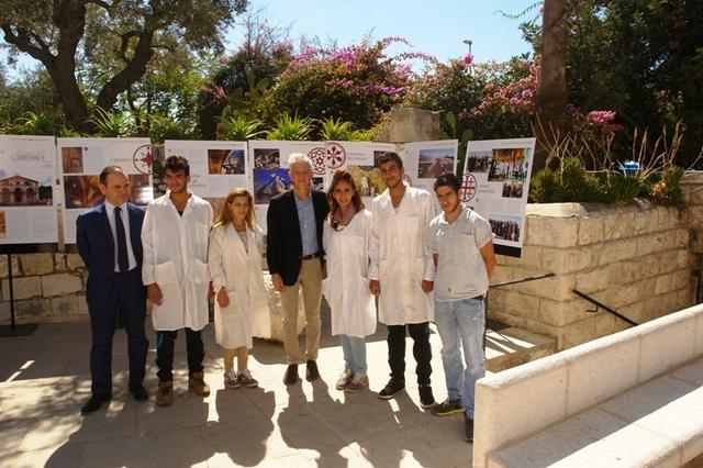 Il Ministro italiano dei Beni Culturali in visita alla Basilica del Getsemani