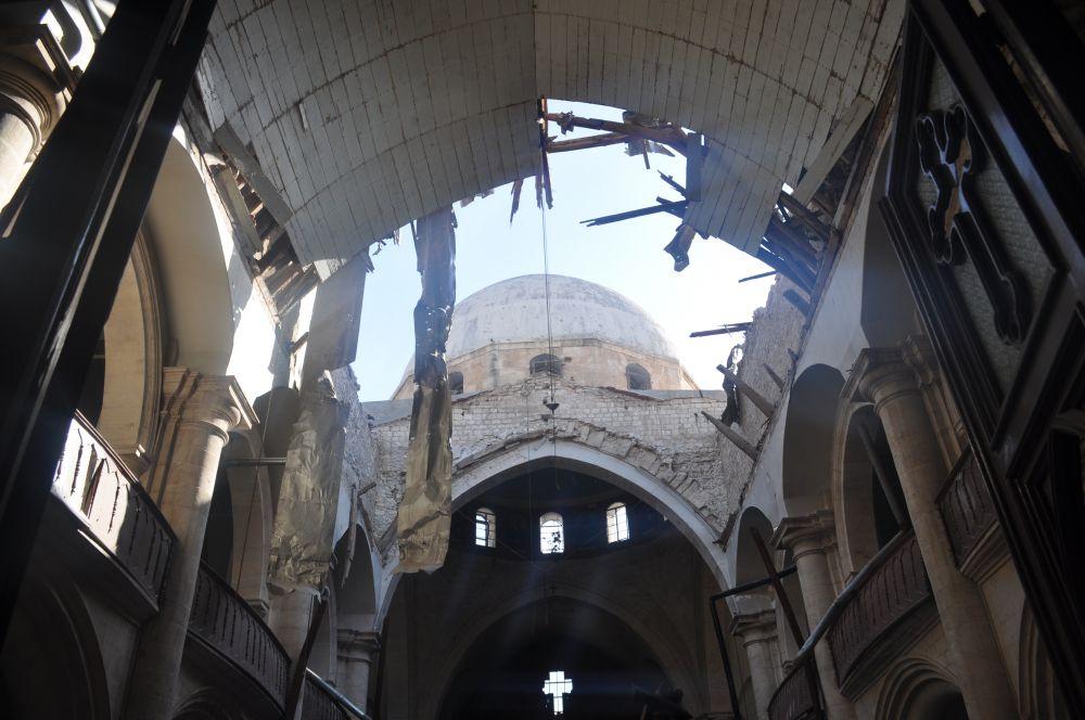 chiesa distrutta