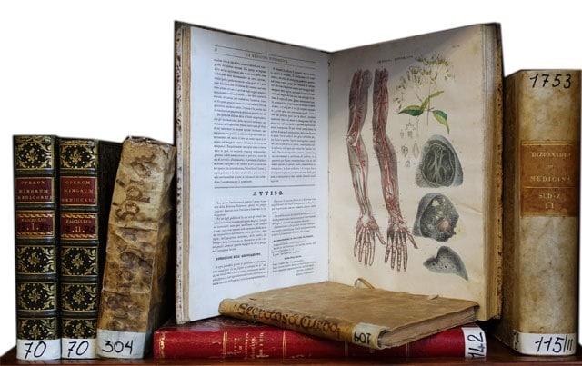 Exposición online de los libros de medicina de la Biblioteca custodial