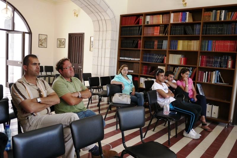 Conférence sur la mosaïque antique et moderne pour les jeunes restaurateurs du Gethsémani