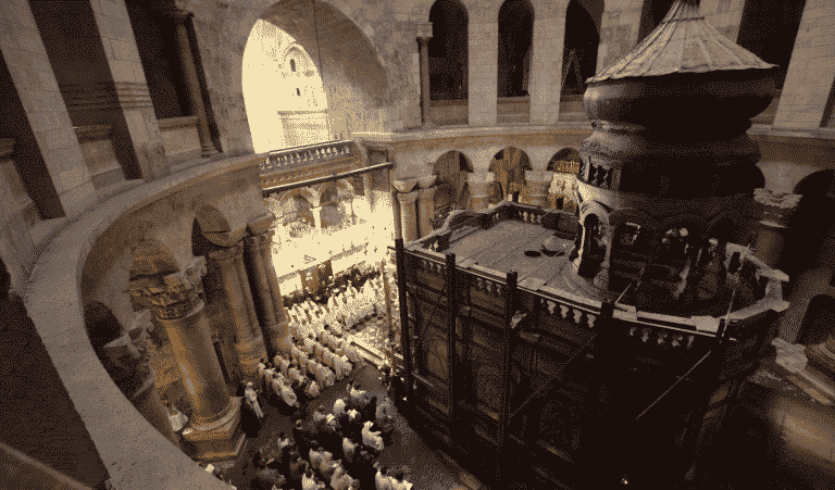 What happens in Jerusalem during the Holy Week?