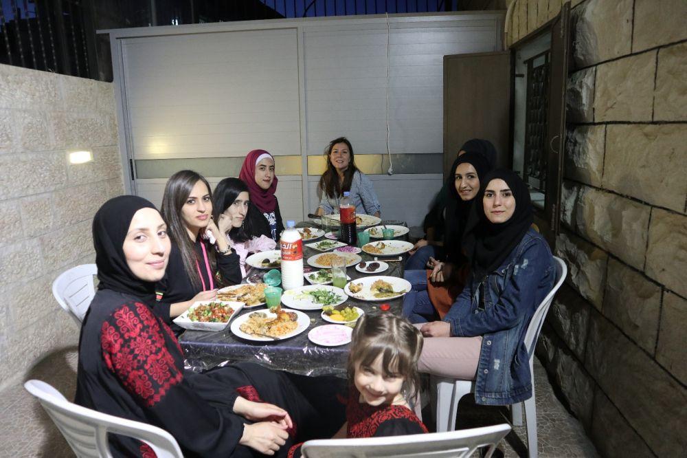 The beautiful Iftar with the women of Bethany