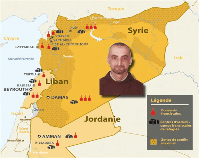 Lost the contact with a friar of the Custody of the Holy Land in Syria