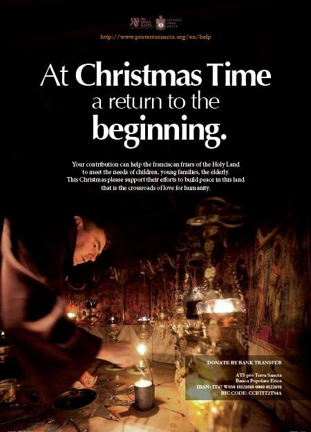 &#8220;At Christmas Time a Return to the Beginning&#8221;: the fundraising campaign in favor of Bethlehem is returning