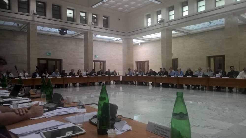 Meeting at the Vatican to discuss Syrian aids. The Association pro Terra Sancta was also present