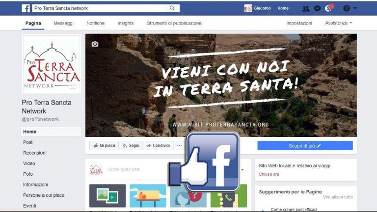 Il tuo viaggio su misura con noi! Su Facebook, la nuova pagina visite Pro Terra Sancta Network