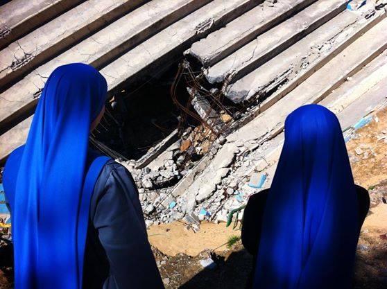 Bombardements à quelques pas de la paroisse catholique de Gaza city
