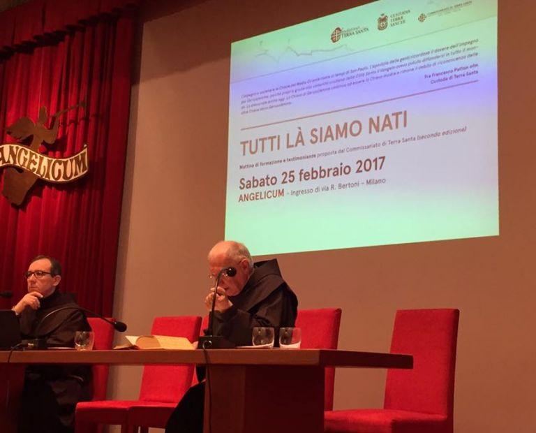 “We were all born there”: a conference in Milan explains why it is important to support the Holy Land