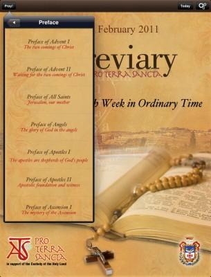 iBreviary pro Terra Sancta: a new version with Arabic, Turkish and Portuguese