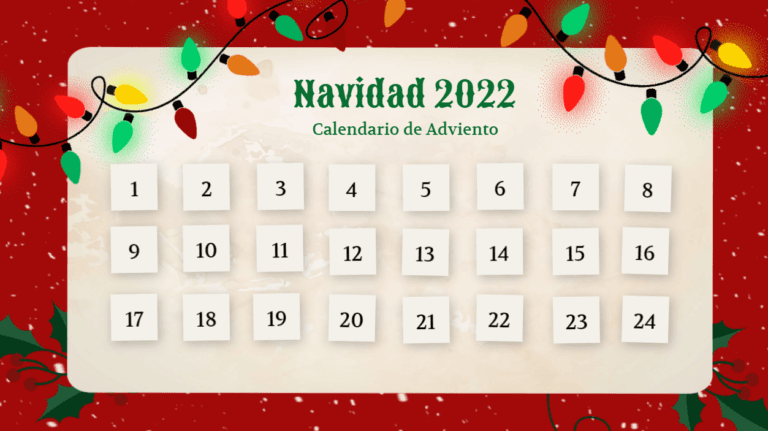 Calendario de Adviento 2022