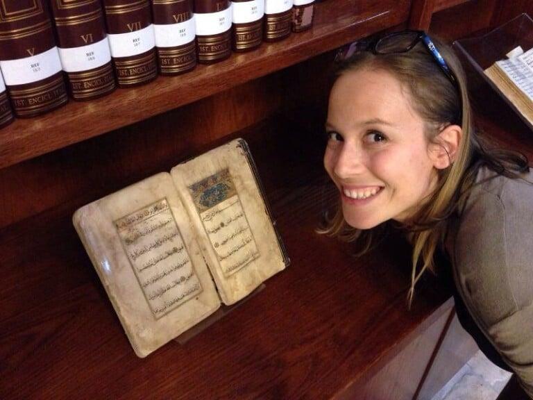 Elisabetta, the library of the Franciscans, Civilian Service and a training ground for life called Jerusalem